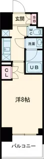 SーRESIDENCE北千住REIZ【5階】の間取り