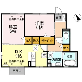 グランドソレイユ【1階】の間取り
