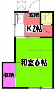 第一関口荘【2階】の間取り