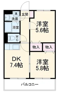 パストラル【2階】の間取り