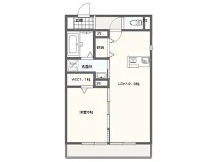 レアル八事【3階】の間取り