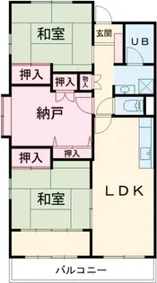 グランディハイツ錦【106号室】の間取り