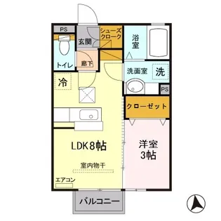 アルク【1階】の間取り