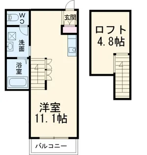 Cielo Vista【1階】の間取り