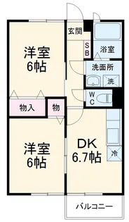 ひまわりⅠ【1階】の間取り