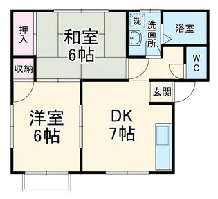 メゾンクレール【2階】の間取り