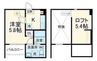 MIISA 2ND【1階】の間取り