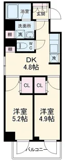 WESTIN柴田【2階】の間取り