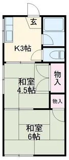 保永荘【202号室】の間取り