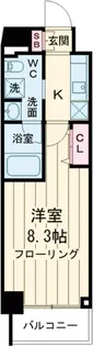 ステージファースト桜新町【7階】の間取り