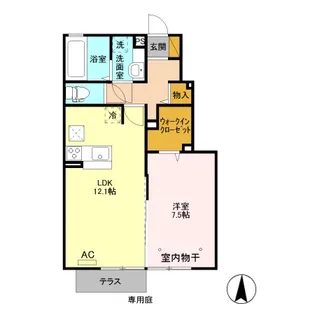 アピオン A【1階】の間取り