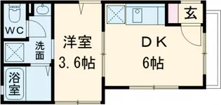 チェコリーヌ【202号室】の間取り