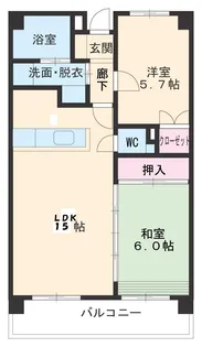 ベルテ相川【3階】の間取り