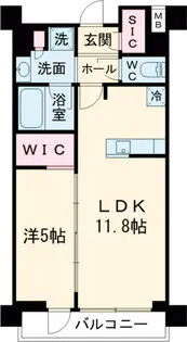 ジオエント中野弥生町【2階】の間取り