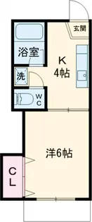 ふじハウス【102号室】の間取り