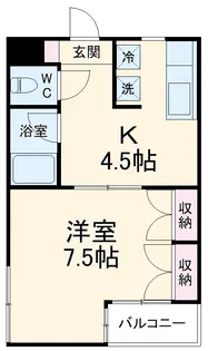 エスポワール幕張【2階】の間取り