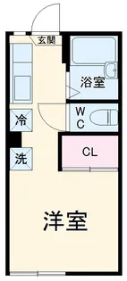 コーポみかど【201号室】の間取り