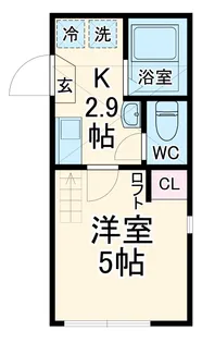 カーサミア追浜【2階】の間取り