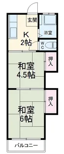 山本ハイツ【101号室】の間取り