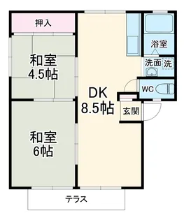 サンシティ【2階】の間取り
