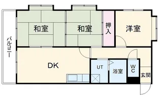 THE TOKUGETU20【4A号室】の間取り