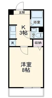 エミール大岩【1階】の間取り