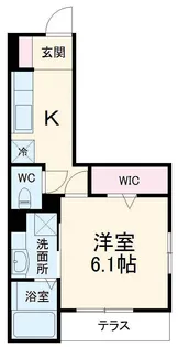 MISAKI【1階】の間取り