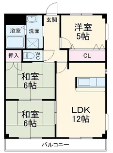 ビラ葉池【4階】の間取り
