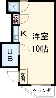打中スカイマンションⅠ【2階】の間取り