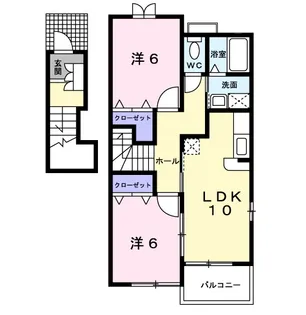 セレブリテA【2階】の間取り