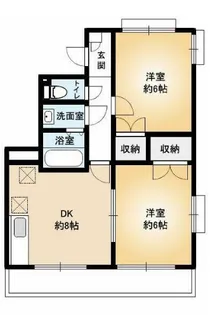 ベルファーム【1階】の間取り