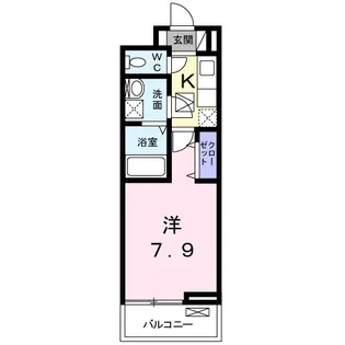 プラシードⅠ【3階】の間取り