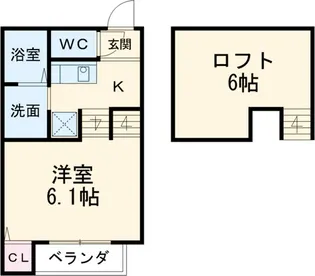 グレイスステーションサイド野並【1階】の間取り