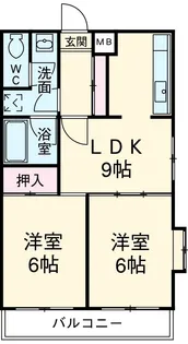 パルクレスト【0203号室】の間取り