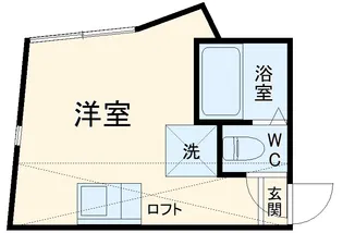 ユナイトH☆Yオランジュリー【203号室】の間取り