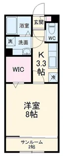 ルビー D【2階】の間取り