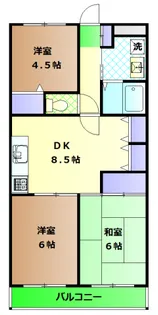 クレール給田【2階】の間取り