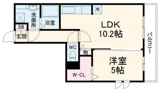 ファビュラス・レセンテ【3階】の間取り
