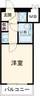 ライオンズテラス武蔵小金井【242号室】の間取り