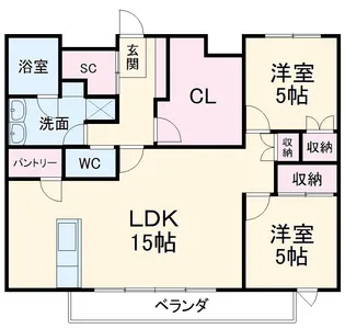 MOTHER【2階】の間取り