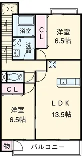 シュプール21【1階】の間取り
