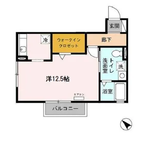 リビングタウン東郷【C205号室】の間取り