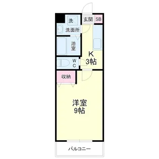 Precious【206号室】の間取り