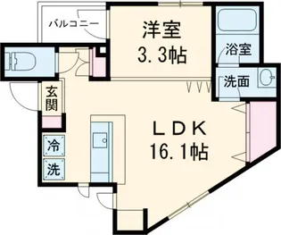 グランニール梅ヶ丘【2階】の間取り
