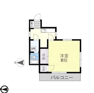 キャッスル中央【303号室】の間取り