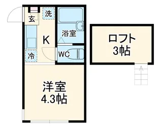 イクタスきらら【2階】の間取り
