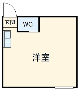 コーポヒトミ【207号室】の間取り