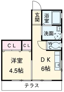 SNコーポ【2階】の間取り