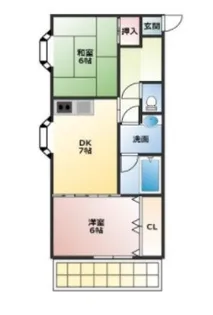 K’s Dwelling【2階】の間取り