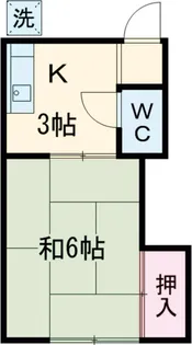 いろは荘【102号室】の間取り